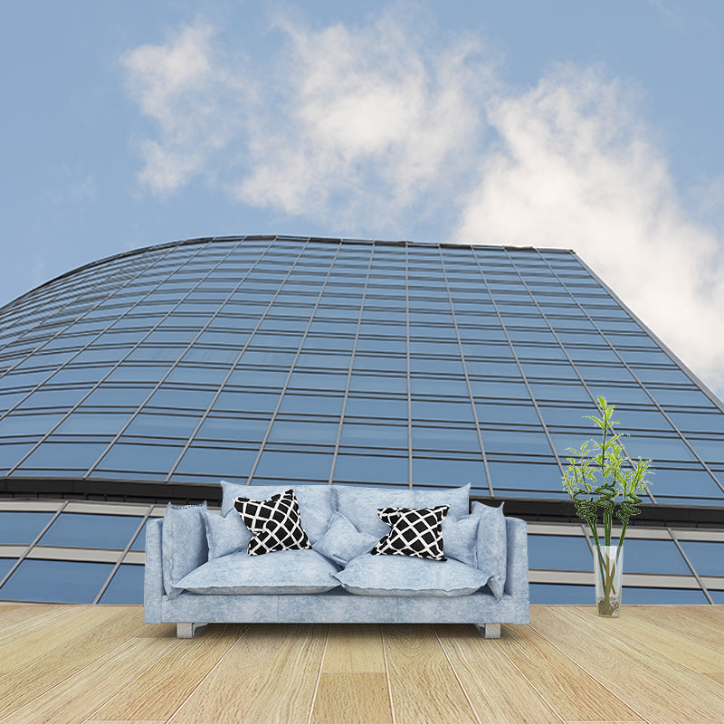 City Building Wall Murals Contemporary Photography Style Wall Art for Bedroom