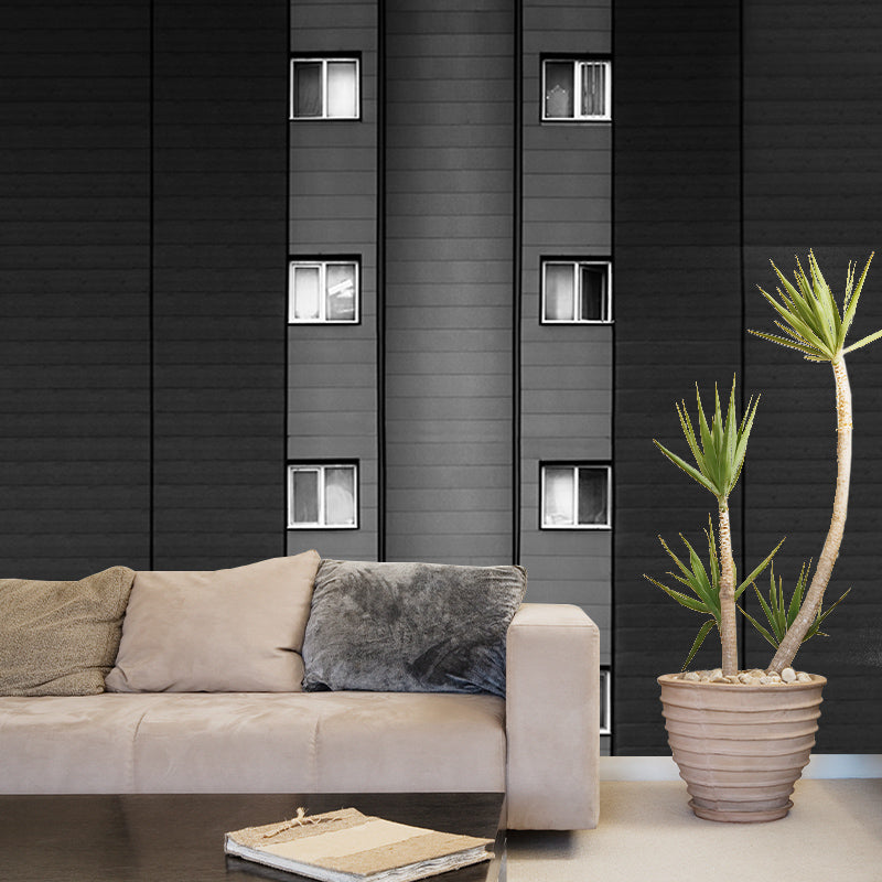 Modern City Building Wall Mural for Home Living Room Bedroom Wall Decals