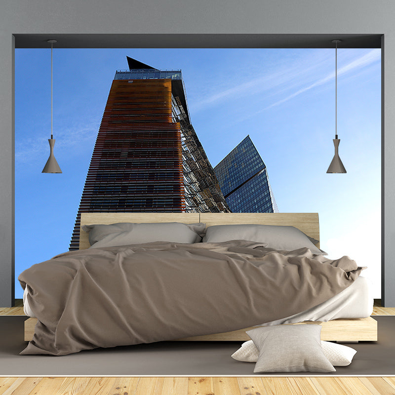 Contemporary Architecture Murals Environment Friendly Wallpaper Sitting Room Wall Decor