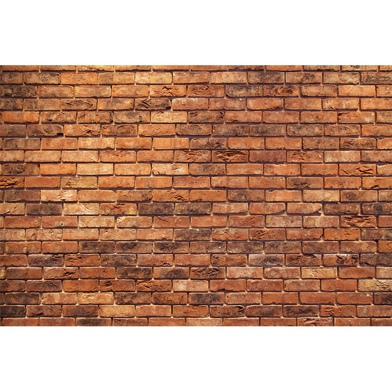 Horizontal Photography Brick Wall Mural Environment Friendly Wallpaper for Room