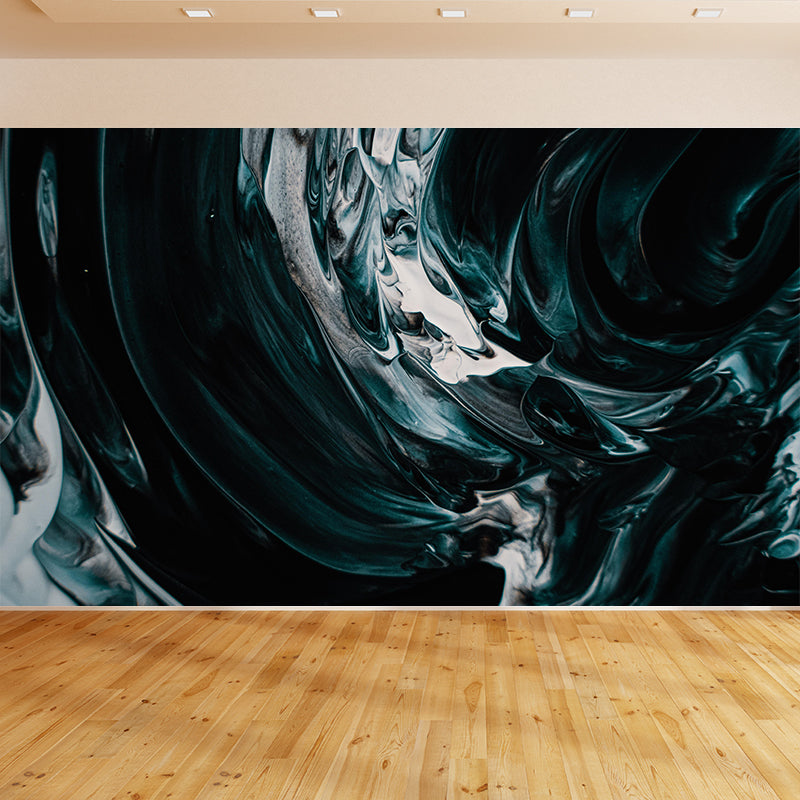 Horizontal Illustration Abstract Pattern Mural Environment Friendly Wallpaper for Home Decor