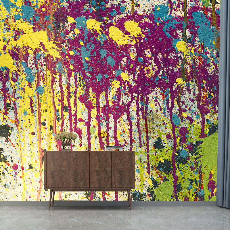 Illustration Abstract Pattern Mural Environment Friendly Wallpaper for Home Decor