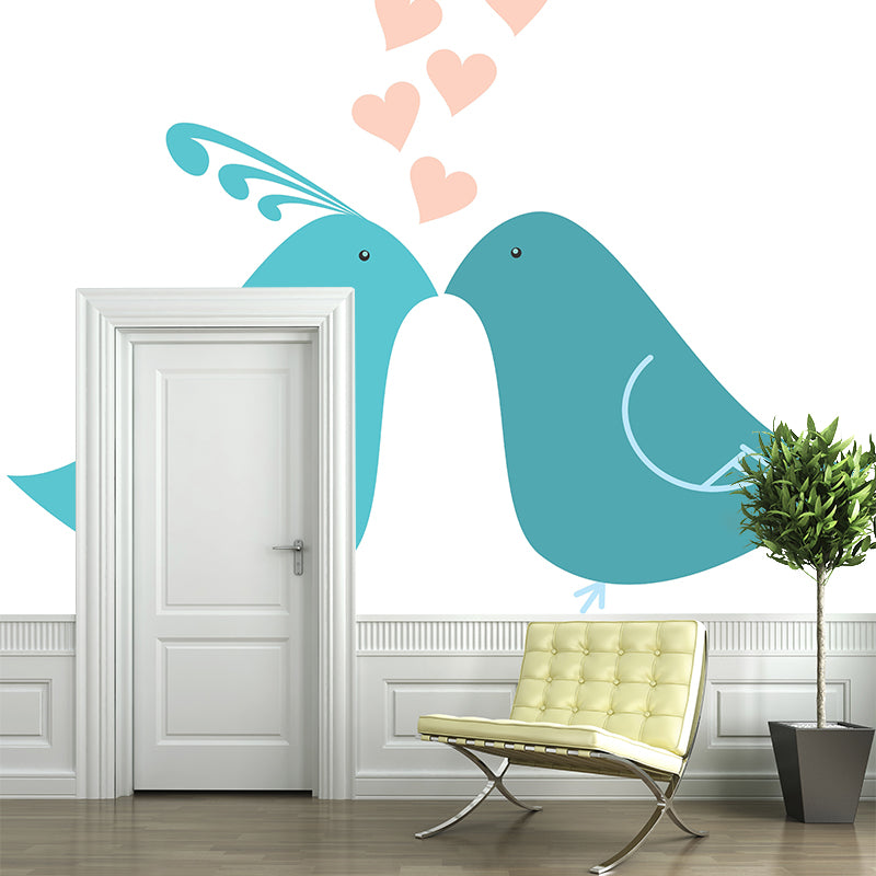 Children's Art Cartoon Mural Wallpaper Environment Friendly for Kid's Bedroom