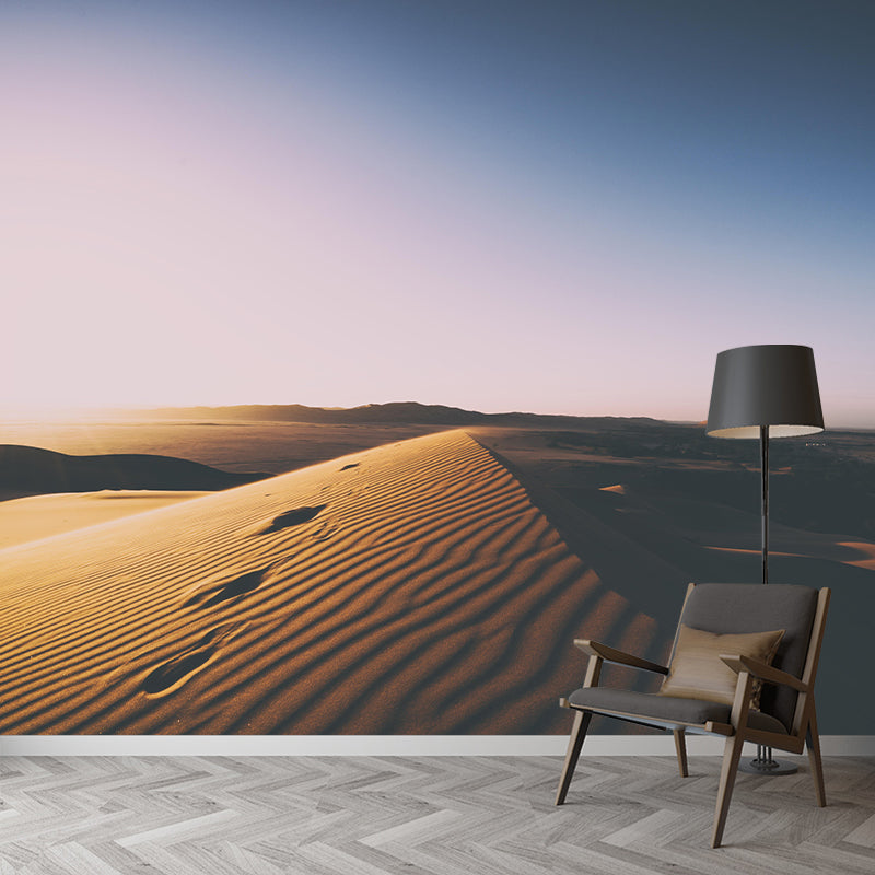 Horizontal Photography Desert Mural Mildew Resistant Wallpaper for Home Decor