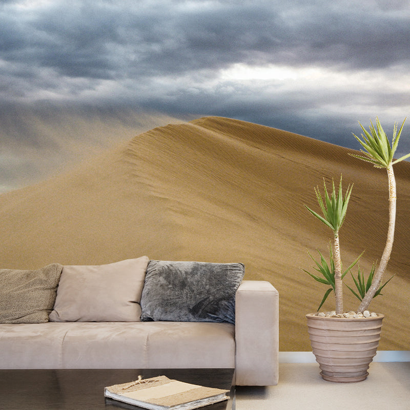 Horizontal Photography Desert Mural Environment Friendly Wallpaper for Decoration