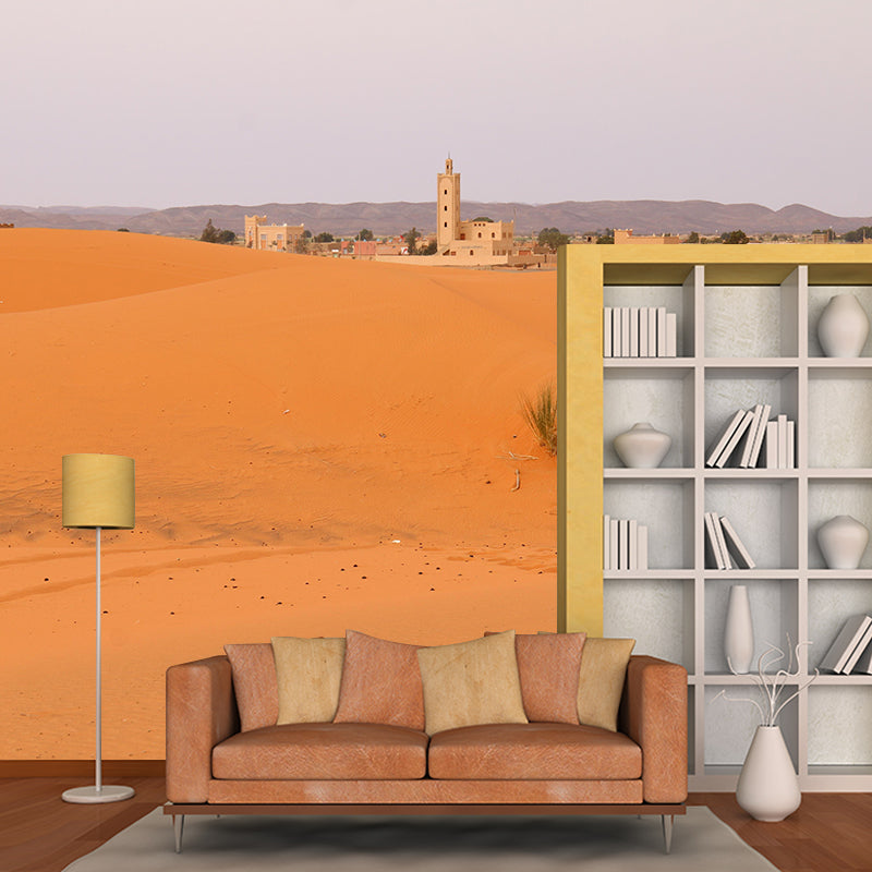 Horizontal Photography Desert Mural Environment Friendly Wallpaper for Decoration