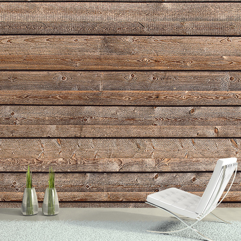 Wood Grain Mural Whole Wall Covering for Sitting Room, Personalized Size Available