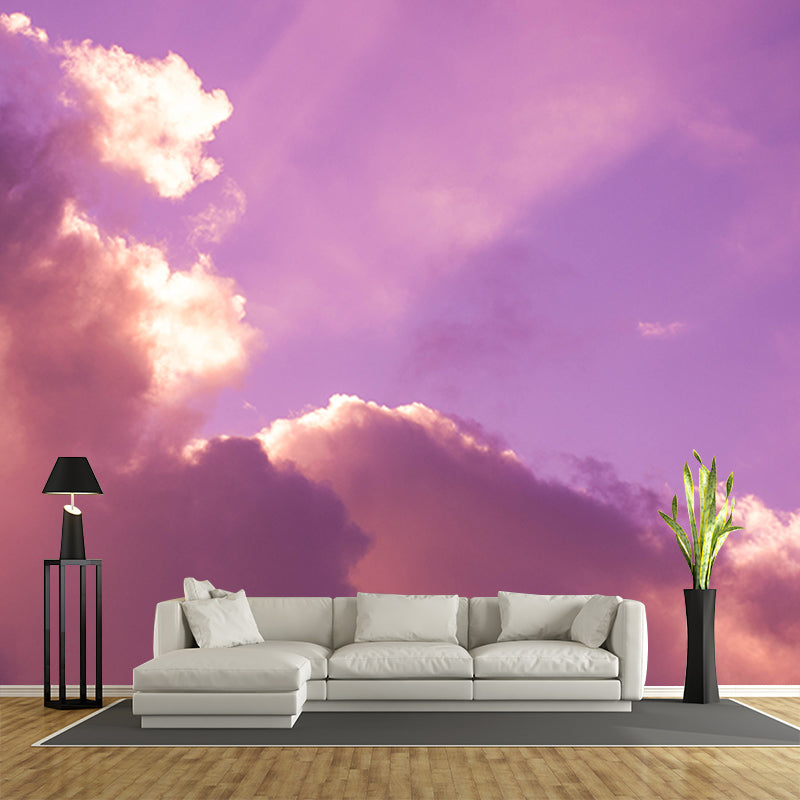 Clean Sky Mural Minimalist Wall Covering for Living Room, Size Optional