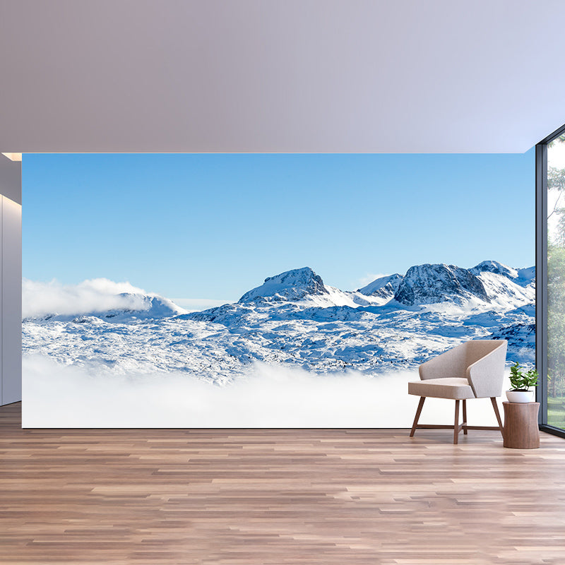 Home Decor Mountain Mural Decal Customized Contemporary Wall Covering for Kitchen