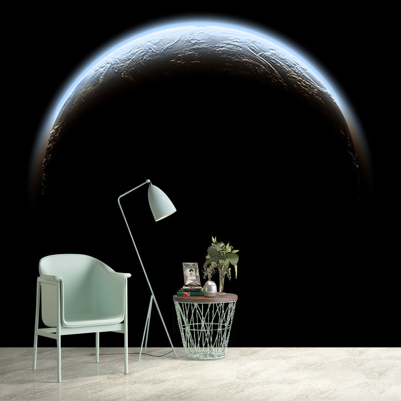 Outer Space Home Decor Mural Decal Customized Contemporary Wall Covering for Kitchen