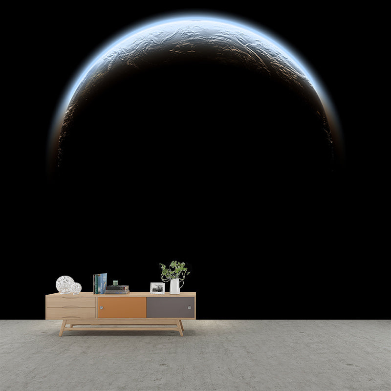 Outer Space Home Decor Mural Decal Customized Contemporary Wall Covering for Kitchen