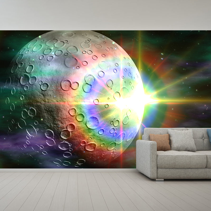 Outer Space Sky Mural Wallpaper for Dining Room Universe Wall Art, Waterproofing