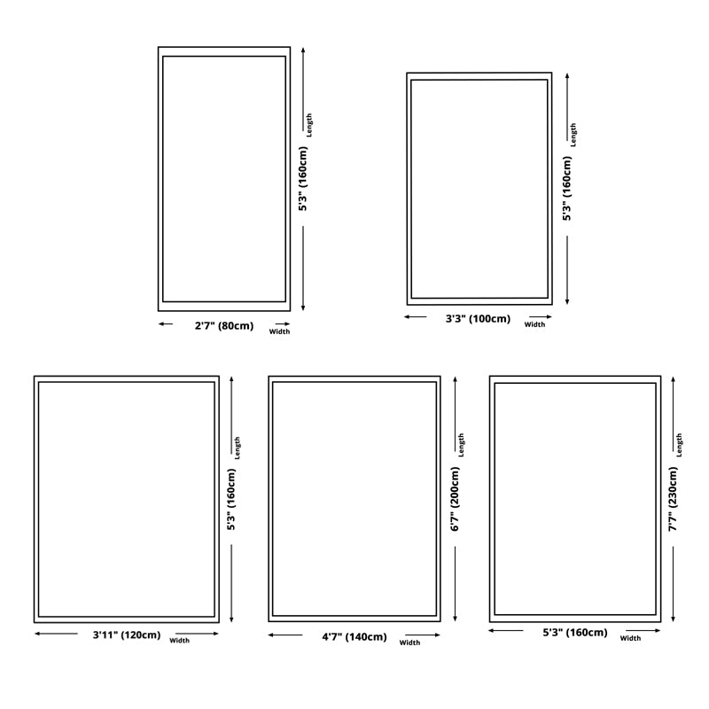 Contemporary Indoor Rug Trendy Area Carpet Polyester Stain Resistant Rug for Living Room