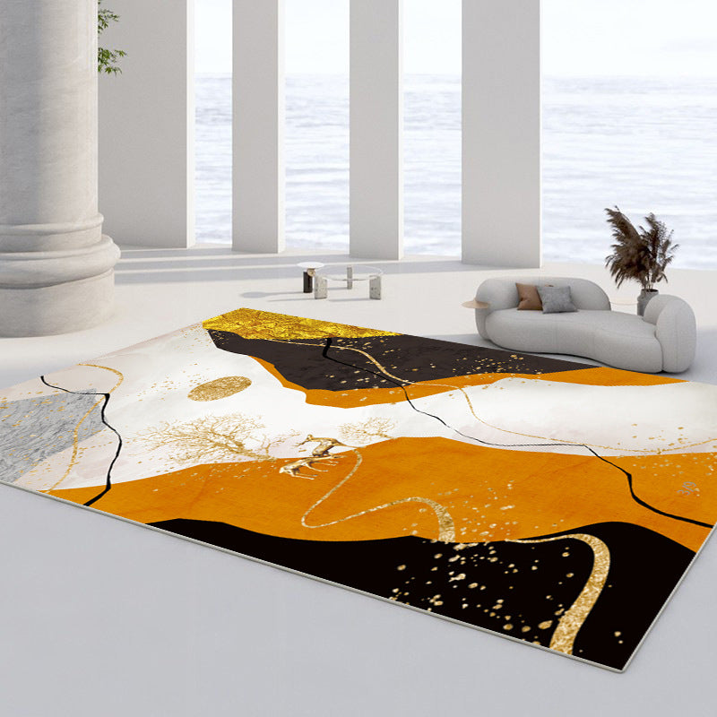 Modern Area Tapijt Leisure Binnen Truug Polyester Stain Resistant Area Teken voor woonkamer