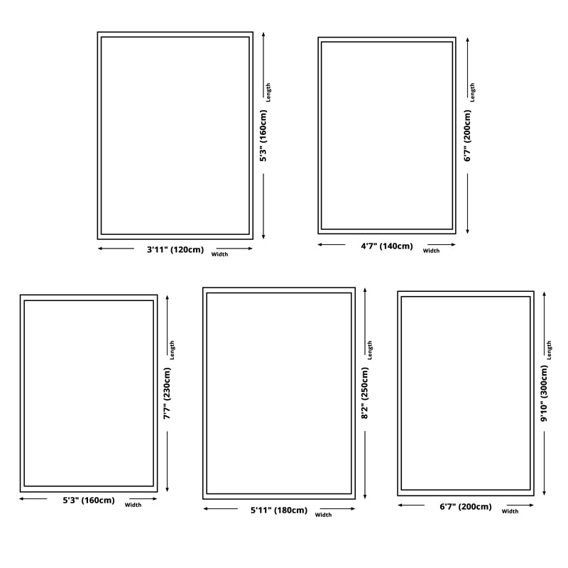 Ash Black Modern Rug Polyester Grafisch Tapijten Niet-slip achterste tapijt voor woonkamer