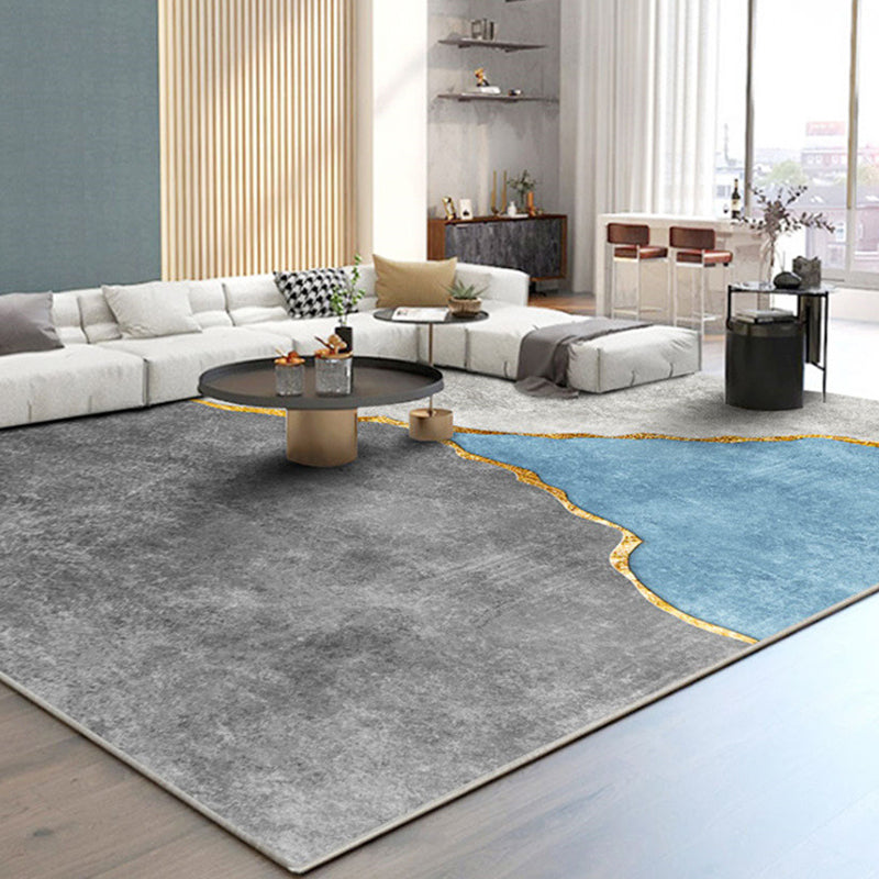 Modern tapijt trendy abstract patroon tapijt polyester vlekbestendig gebied tapijt voor woonkamer