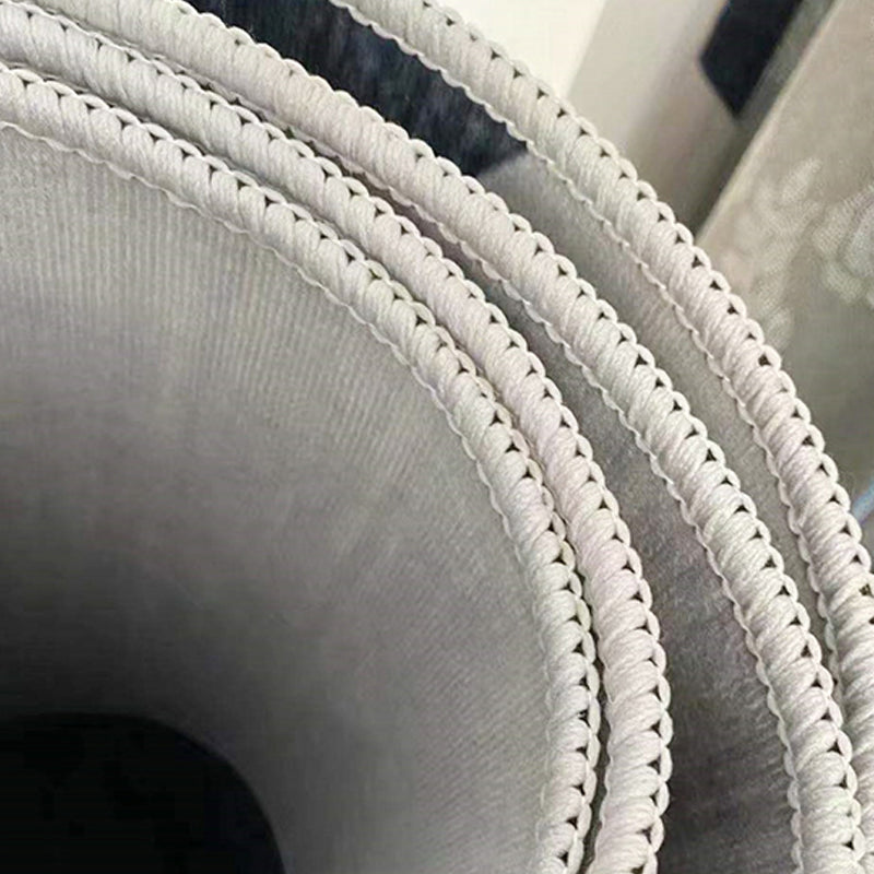 Prachtig woonkamer tapijt trendy grijs polyester gebied tapijt indoor tapijt met niet-slipachter