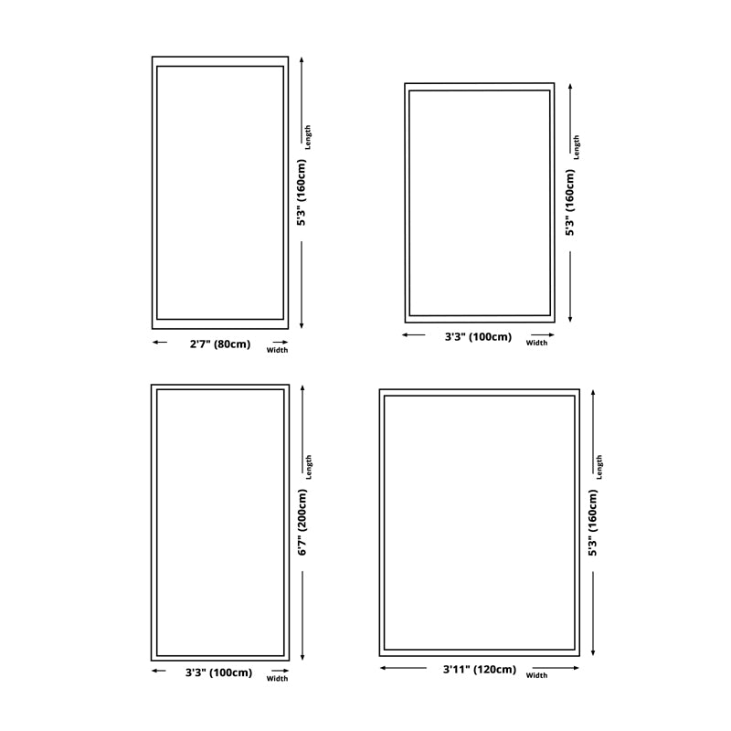 Vet Tapijt Modern Abstract Print Tapijt Wasbaar Polyester Gebied Tapijt met niet-slipachter