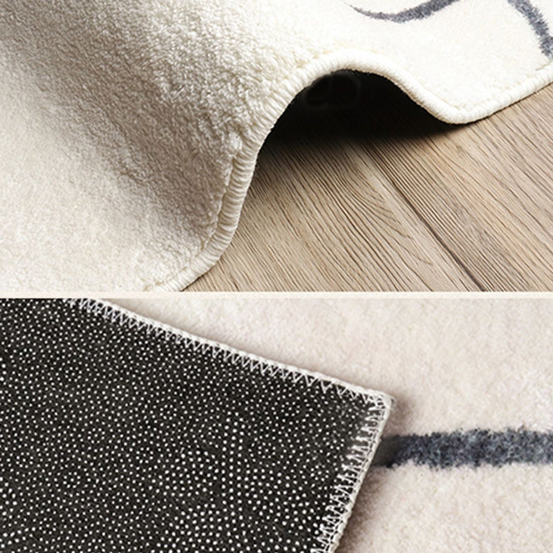 Bruin modern tapijt Blending rooster tapijt Non-slip achterste tapijt voor woningdecoratie