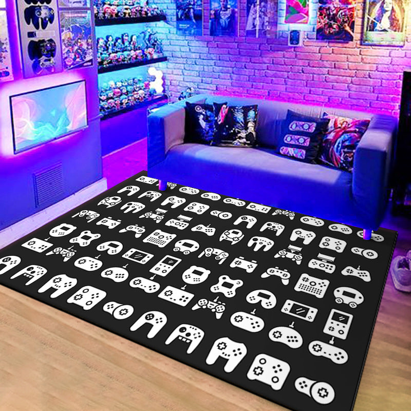 Creatief gebied Tapijt Modern Game Theme Tapijt Polyester Gebied Tapijt met niet-slip steun