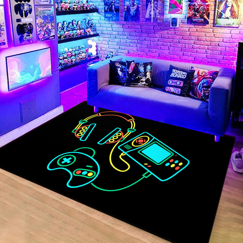 Creatief gebied Tapijt Modern Game Theme Tapijt Polyester Gebied Tapijt met niet-slip steun