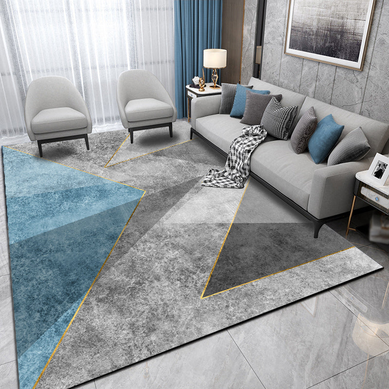 Minimalistisch gebied Rug vrijetijdscontrastpaneel Polyester Werkbestendig gebied Rug voor woonkamer