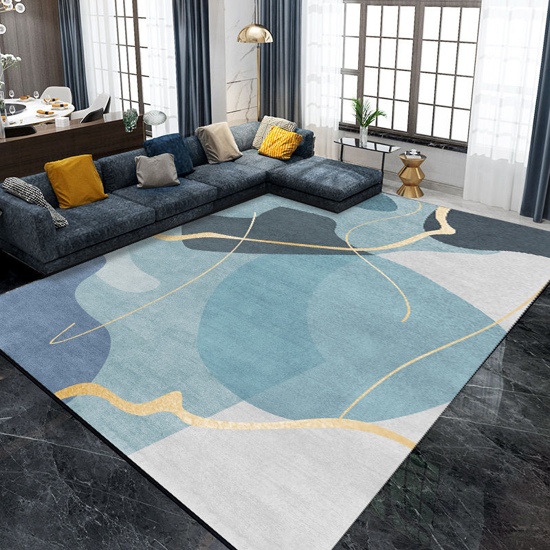 Minimalistisch gebied Rug vrijetijdscontrastpaneel Polyester Werkbestendig gebied Rug voor woonkamer
