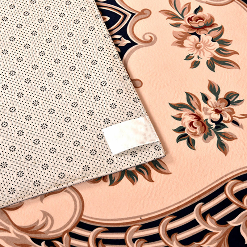 Fancy European Carpet Medallion Patroon Polyester Area Rug vlekbestendig Tapijt voor thuisdecoratie