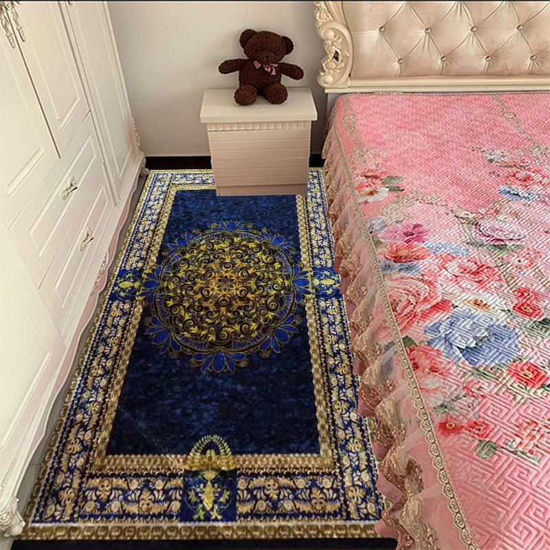 Chique slaapkamer tapijt Europees medaillonpatroon Tapijten Polyester vlekbestendig tapijt