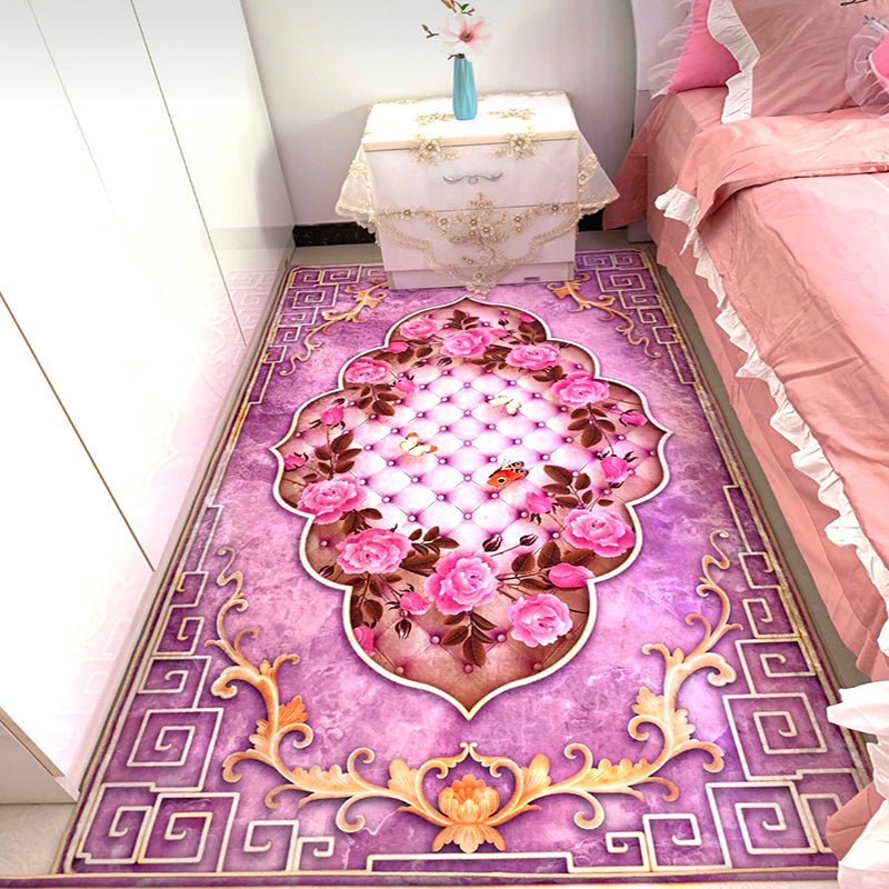 Chique slaapkamer tapijt Europees medaillonpatroon Tapijten Polyester vlekbestendig tapijt