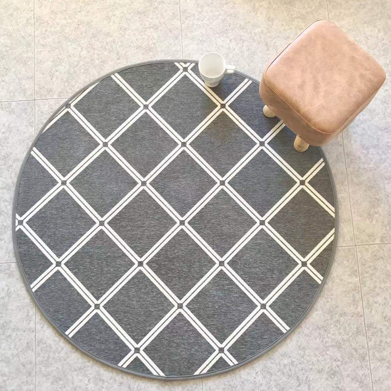 Fancy Modern Carpet Flower Pattern Polyester Area Rug Stain Resistant Rug for Home Decor