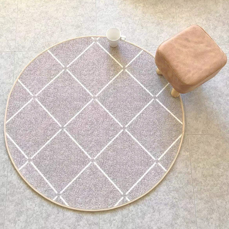 Fancy Modern Carpet Flower Pattern Polyester Area Rug Stain Resistant Rug for Home Decor