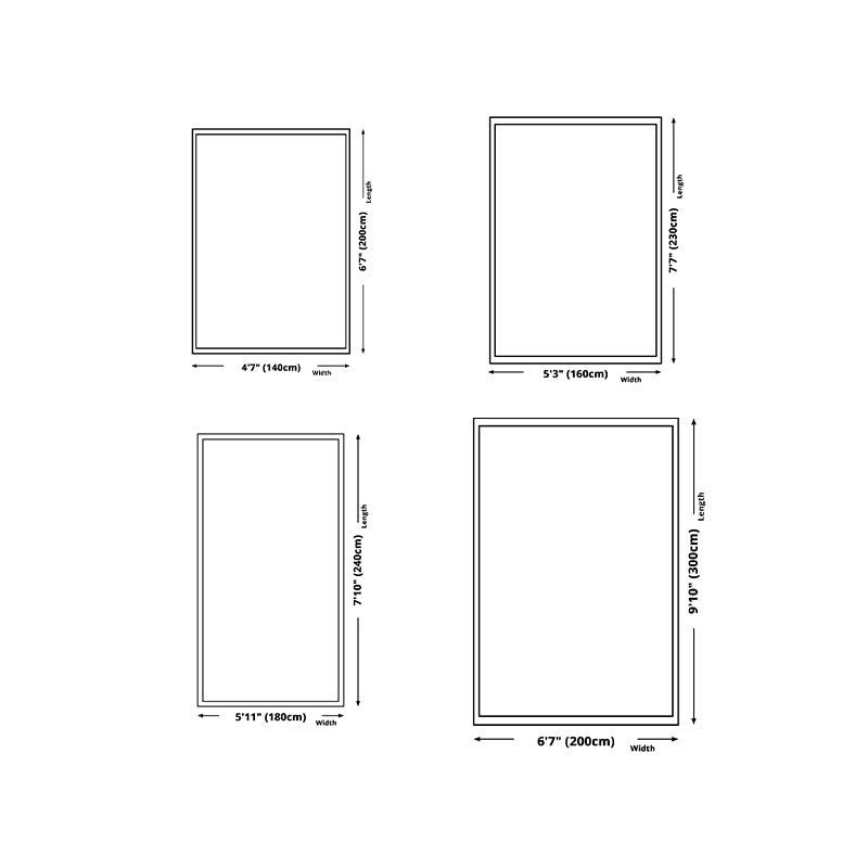 Casual veren bedrukt tapijt polyester gebied tapijt vlekbestendig binnenvleed voor woonkamer