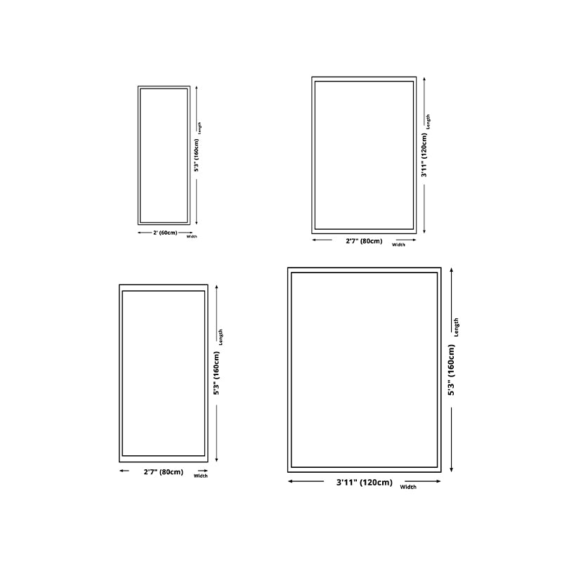 Blauw modern tapijt mengen: