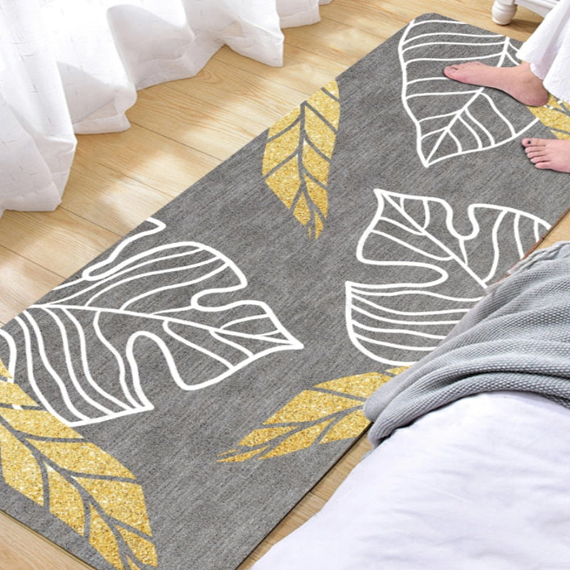 Gray Bottle Carpet Blending Modern Carpet Non-Slip Backing Carpet for Home Decor