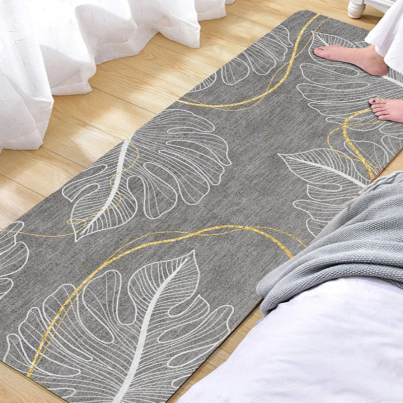 Gray Bottle Carpet Blending Modern Carpet Non-Slip Backing Carpet for Home Decor