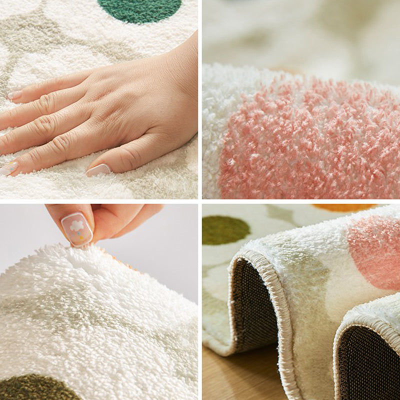 Moderne woonkamer Tapijt Samenvatting Patroon Polyester Gebied Tapijt niet-slip achterste tapijt