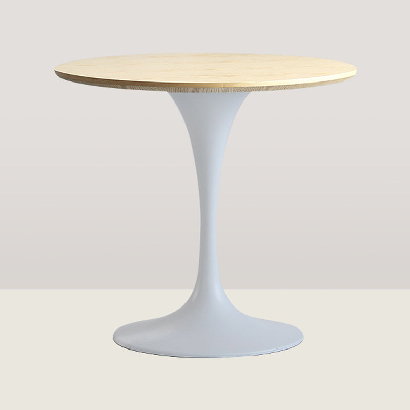 Mesa de comedor de madera sólida redonda Simplicidad de tulipán de tulipán para comedor para comedor