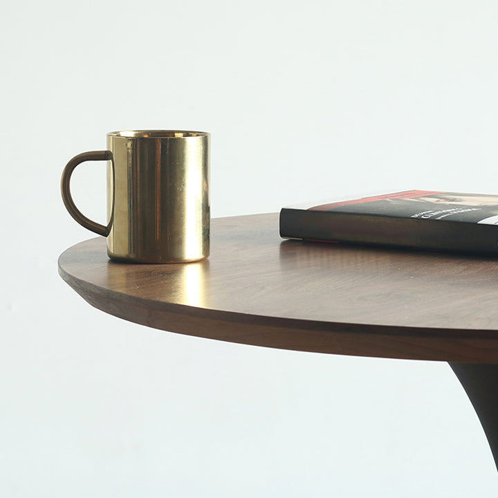 Mesa de comedor de madera sólida redonda Simplicidad de tulipán de tulipán para comedor para comedor