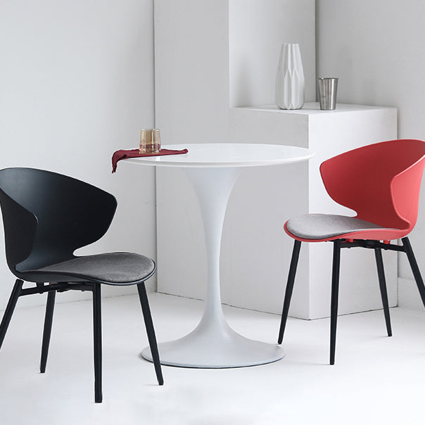 Mesa de comedor de madera sólida redonda Simplicidad de tulipán de tulipán para comedor para comedor
