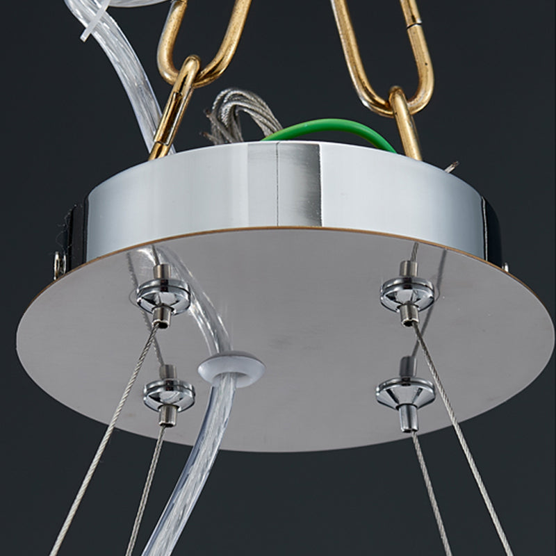 Geometric Island Light Fixtures Modern Crystal 5 Light Island Lights in Silver