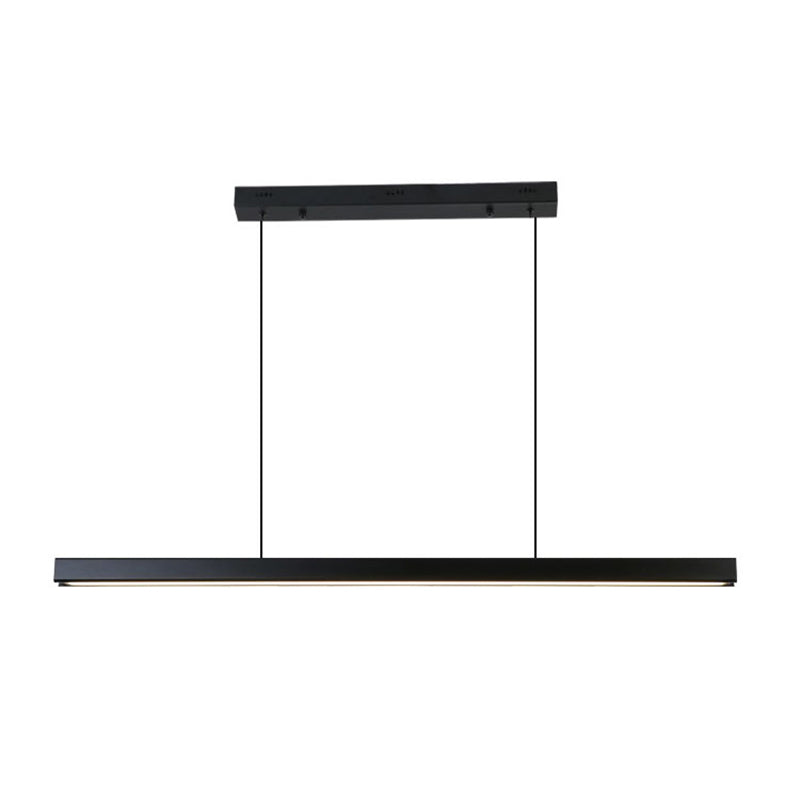 Linear Chandelier Island Light Fixture Modern Metal Pendant Lighting