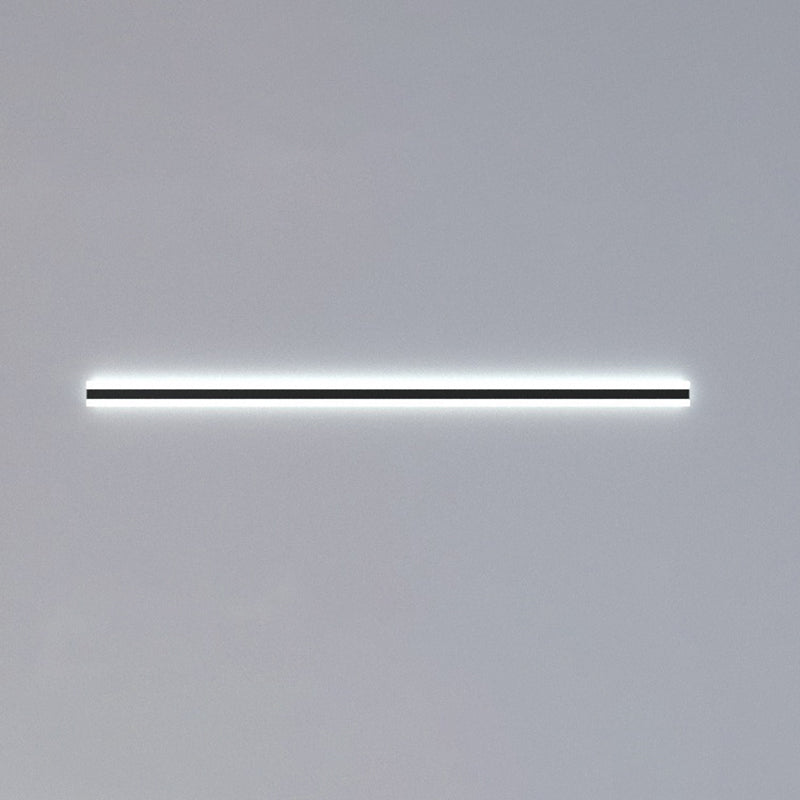 Lámpara de pared LED lineal de estilo contemporáneo 1 Luz de la pared de pared al aire libre.