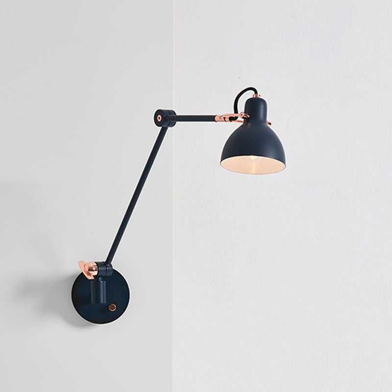 Moderner Stil Doppelarmwand Beleuchtung Metall 1 Lichtwandmontierte Beleuchtung