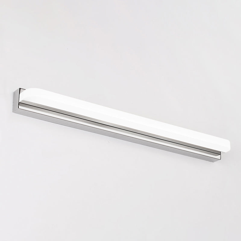 Modern Linear Vanity Wall Light Fixtures Metal 1 Light Wall Light Sconces