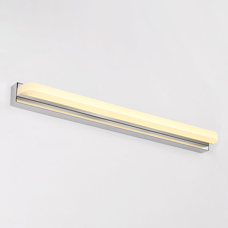 Modern Linear Vanity Wall Light Fixtures Metal 1 Light Wall Light Sconces