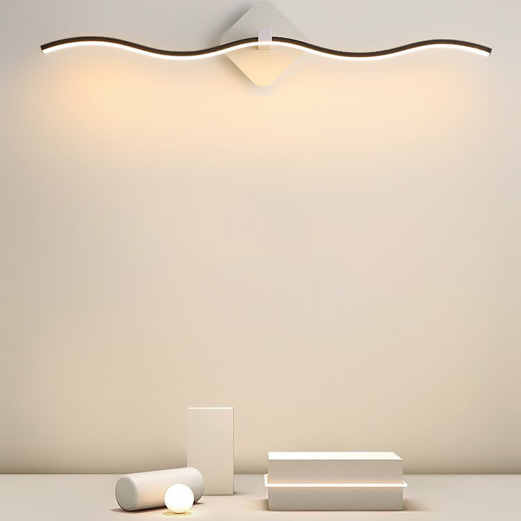 1-Light Linear Vanity Wall Light Fixtures Metal Wall Mounted Lighting