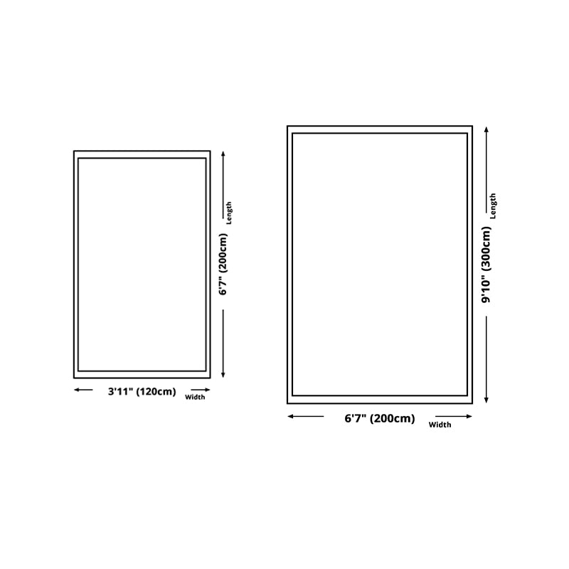 Groen Modern Rug Blending Planten Tapijt niet-slip achterste tapijt voor huisdecoratie