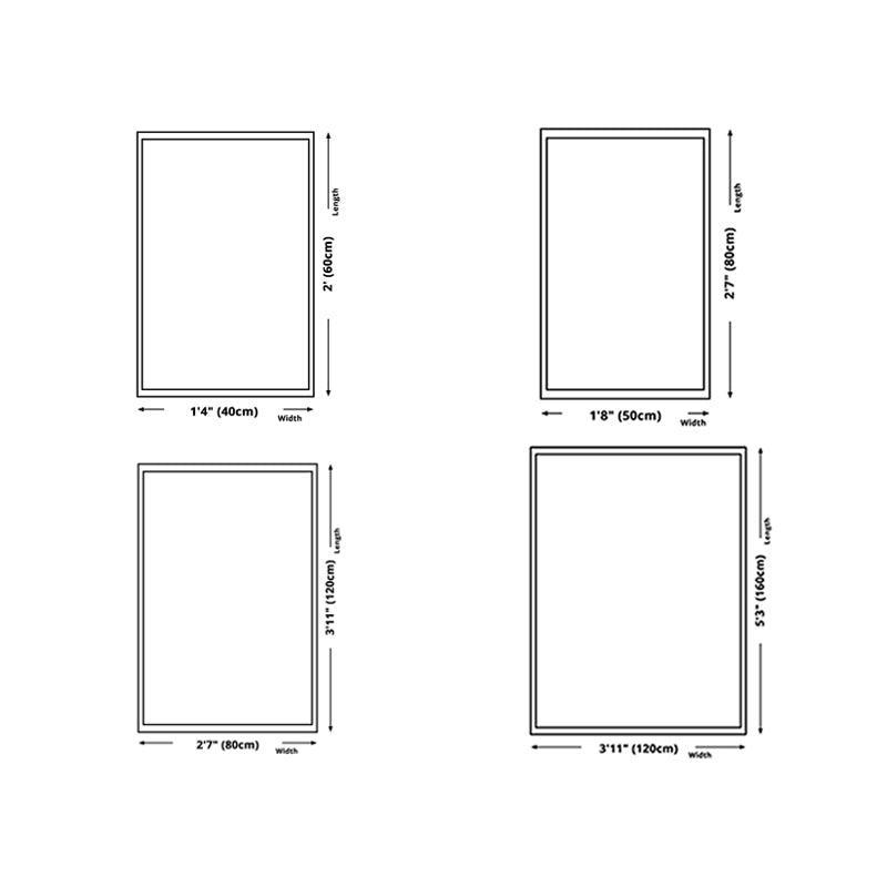 Modern Living Room Carpet Plant Pattern Polyester Area Rug Non-Slip Backing Rug