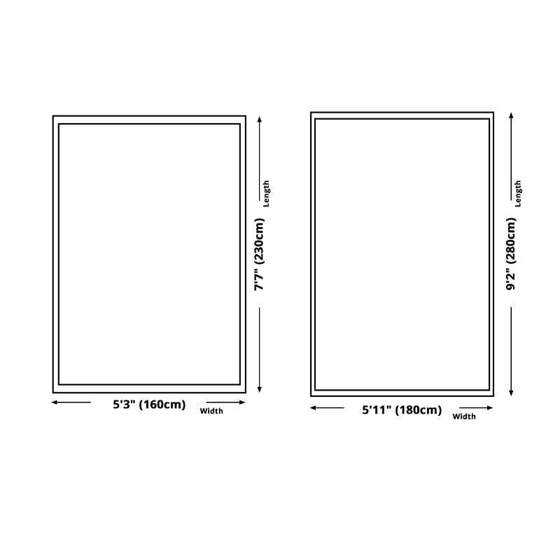 Black Plant Pattern Rug Modern Polyester Area Carpet Stain Resistant Area Rug for Home Decor